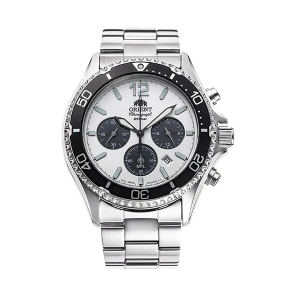 Orient Mako Chronograph Solar 42.8mm RA-TX0203S 1
