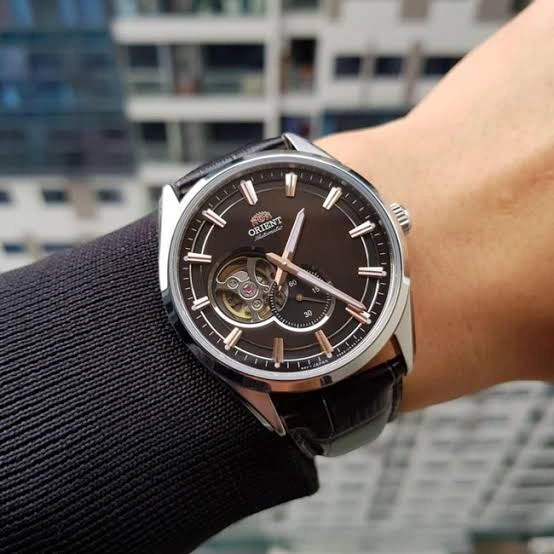 Orient Stretto Semi Skeleton 40.8mm RA-AR0005Y 2