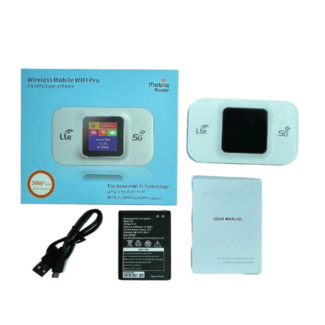 Wireless Mobile WiFi Pro MF680-E LCD 4G LTE CAT6 MiFi Pocket Router | 3000mAh | Type-C | 10 Devices 3