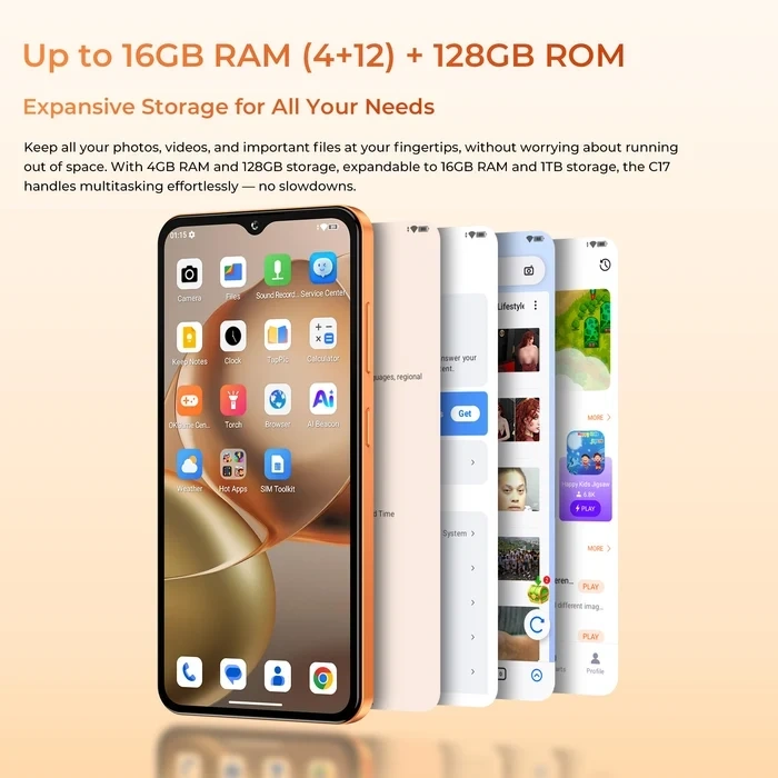 OUKITEL C17 (4GB+64GB) – 6.52