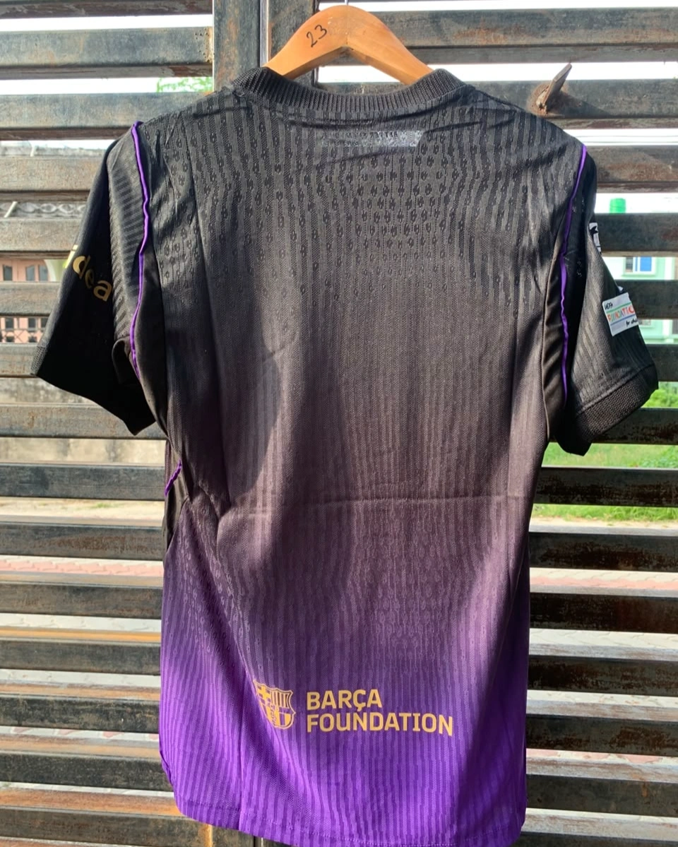 FC Barcelona Away Jersey 2026/27 – Kobe Mamba Mentality Edition – Black Purple Gradient – Player Version 8