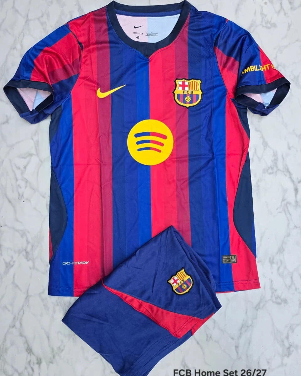 FC Barcelona Home Jersey 2026/27 A Grade – Barça Home Kit with Shorts 1