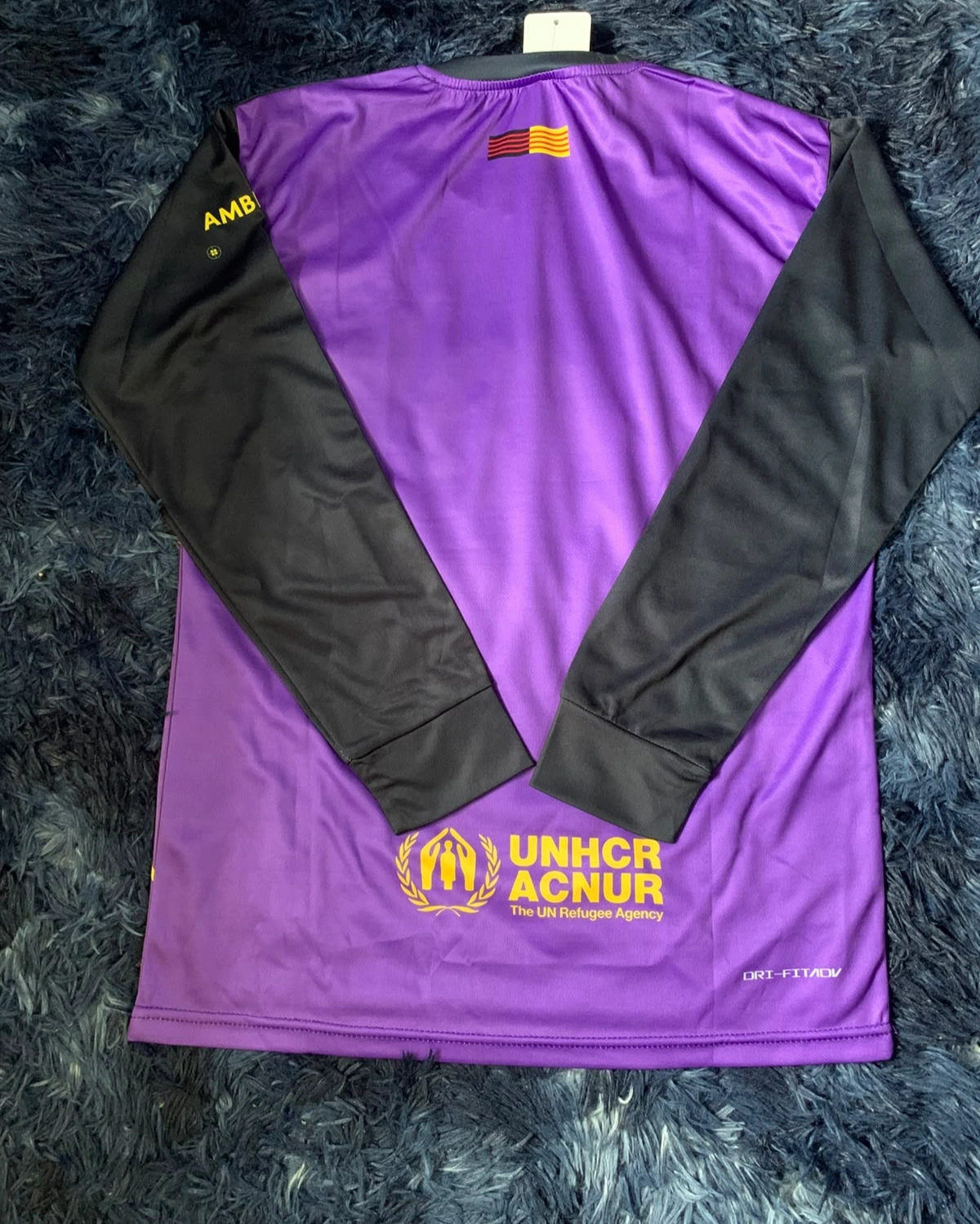 Barcelona 2026/27 Away Long Sleeve Jersey & Shorts Set – A-Grade Football Kit (Purple/Black) 7