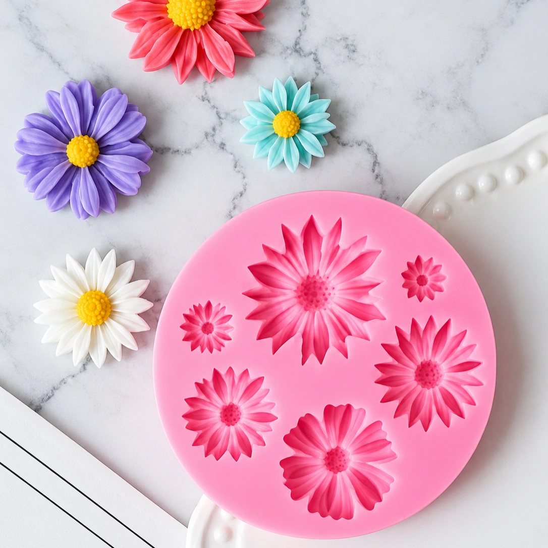 Small Flower topping mold 1