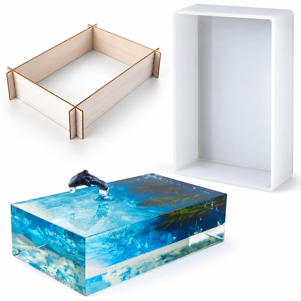 Rectangle dip casting mold 1