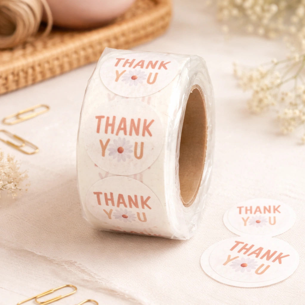 Thank you sticker roll 3