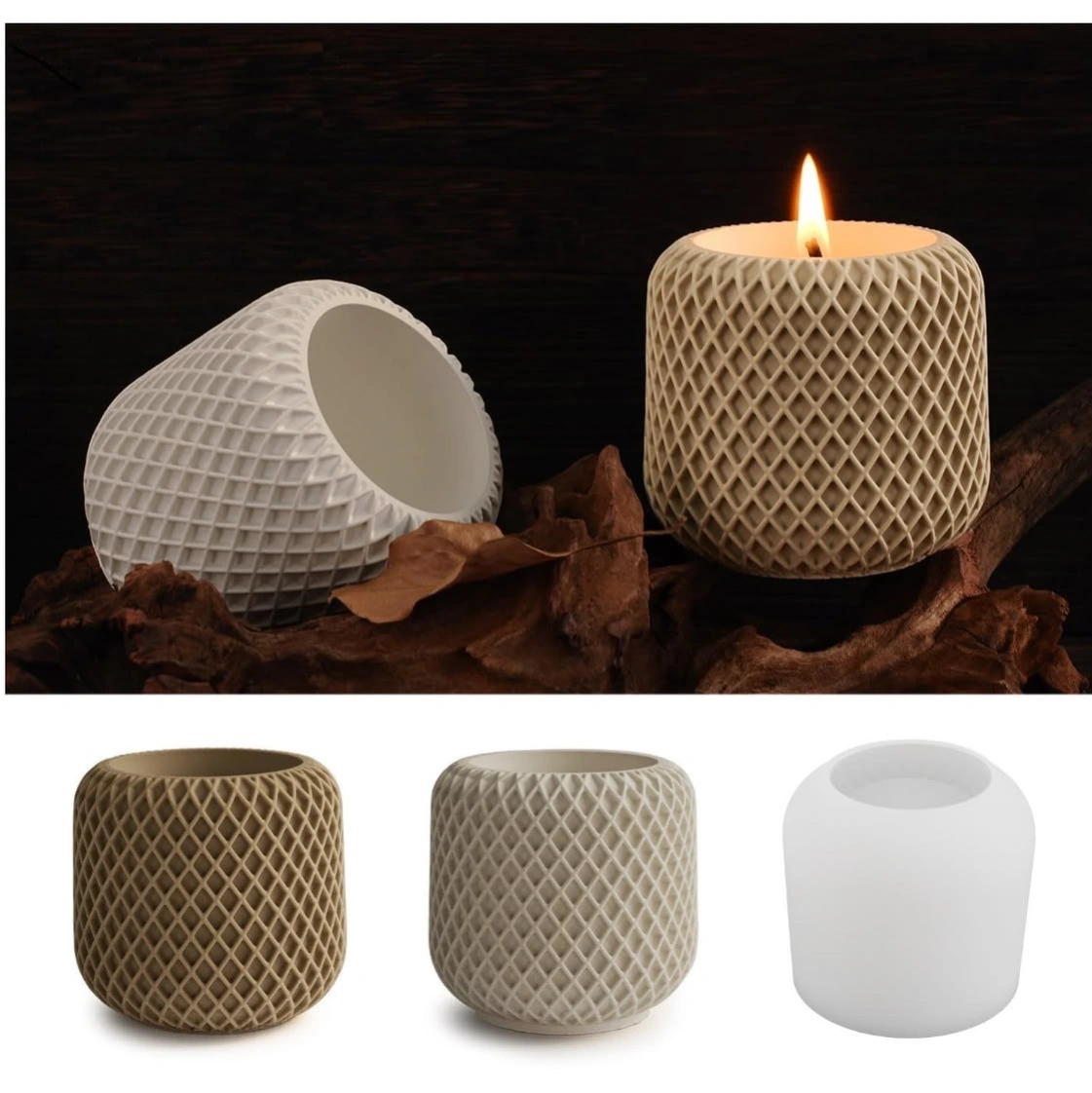 Pattern container jar mold 1