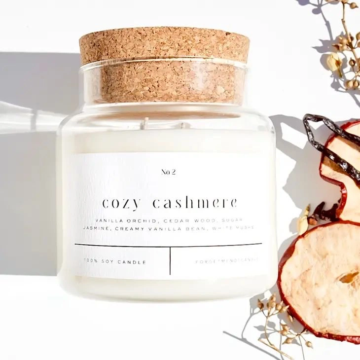 Cork lid glass jar 2