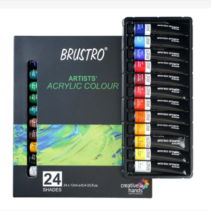 BRUSTRO Acrylic Paint colour set 1