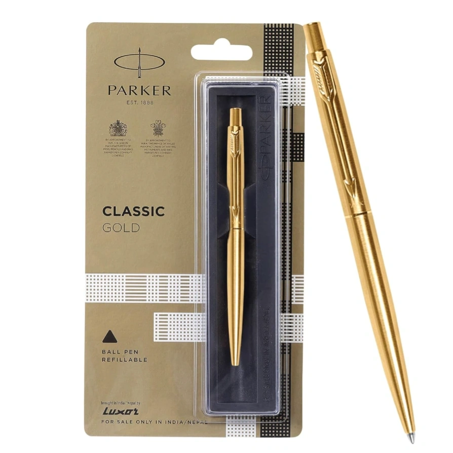 Parker Classic Gold Trim Ball Pen (gold body) 1