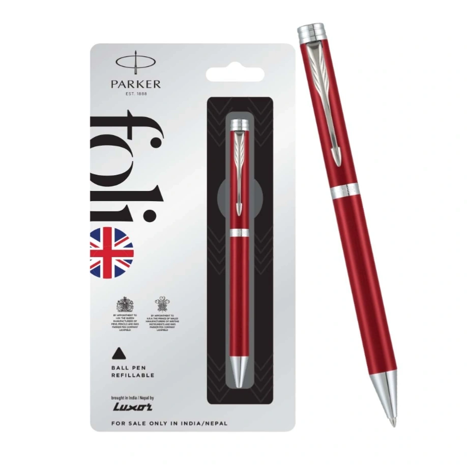 Parker Folio Chrome Trim Ball Pen 1