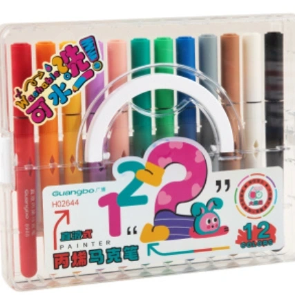 Washable acrylic markers colors 2