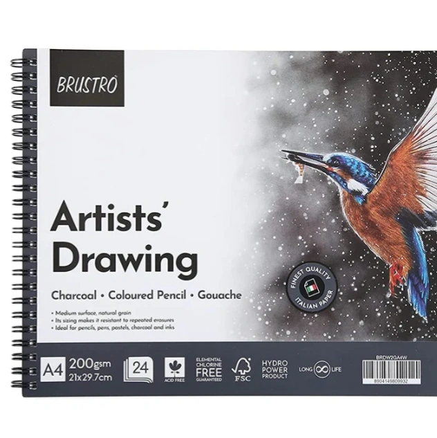 Brustro Artists Drawing Wiro Pad A4 1