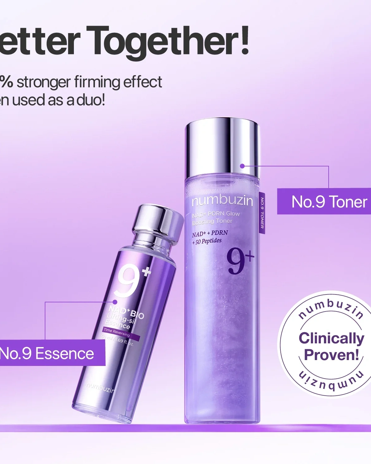 Numbuzin No.9 NAD+ PDRN Glow Boosting Toner 1
