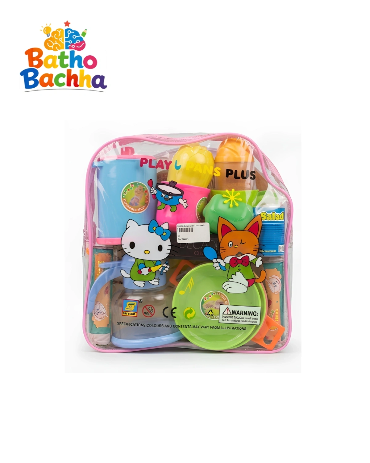 Hello Kitty & Friends Kitchen Pretend Play Set - 12+ Piece Cooking Toys with Storage Case 1