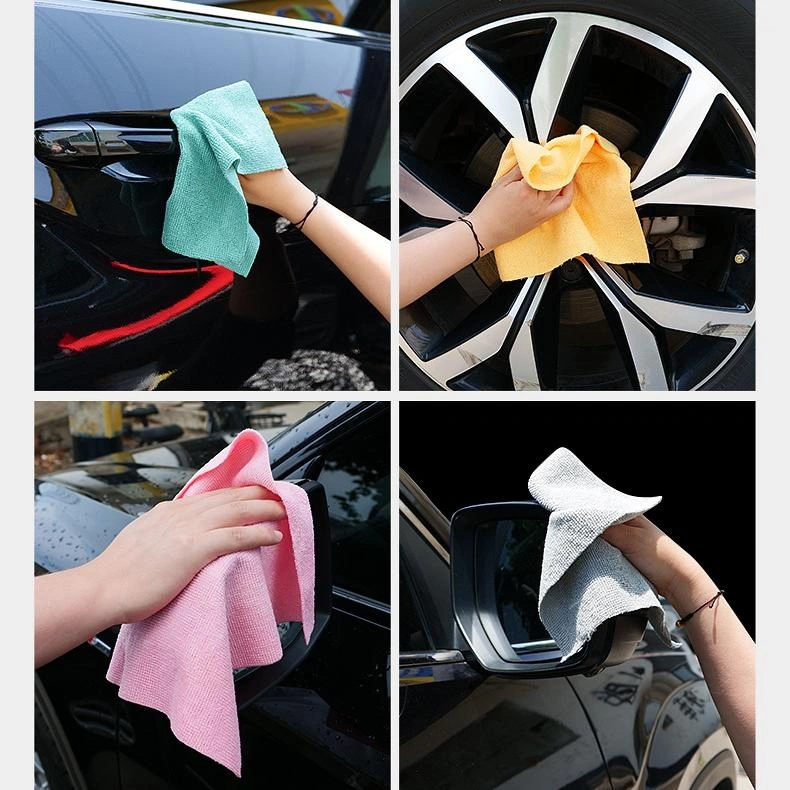Reusable Microfiber Cleaning Cloth Roll – Tear-Away Super Absorbent Lint-Free Rags (25×25 cm) 8