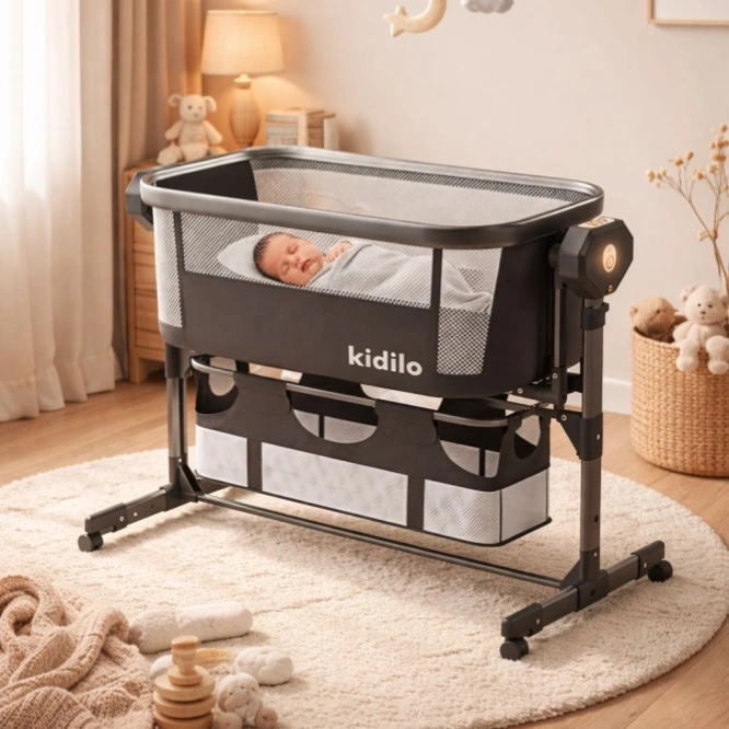 Kidilo Multi-Functional Baby Bed – Portable Electric Cradle 1