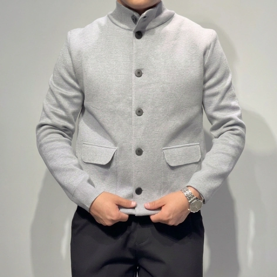 Men’s Premium Button-Up Cardigan Jacket 1