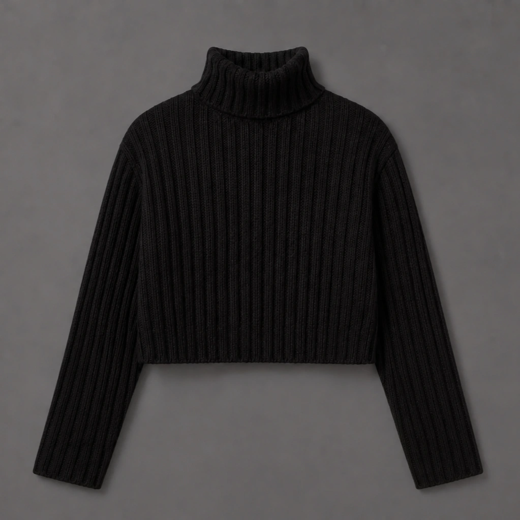 Winter cropped sweater 1