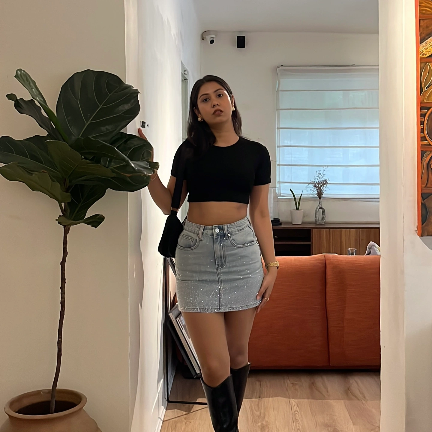 Rhinestone Skirt 2