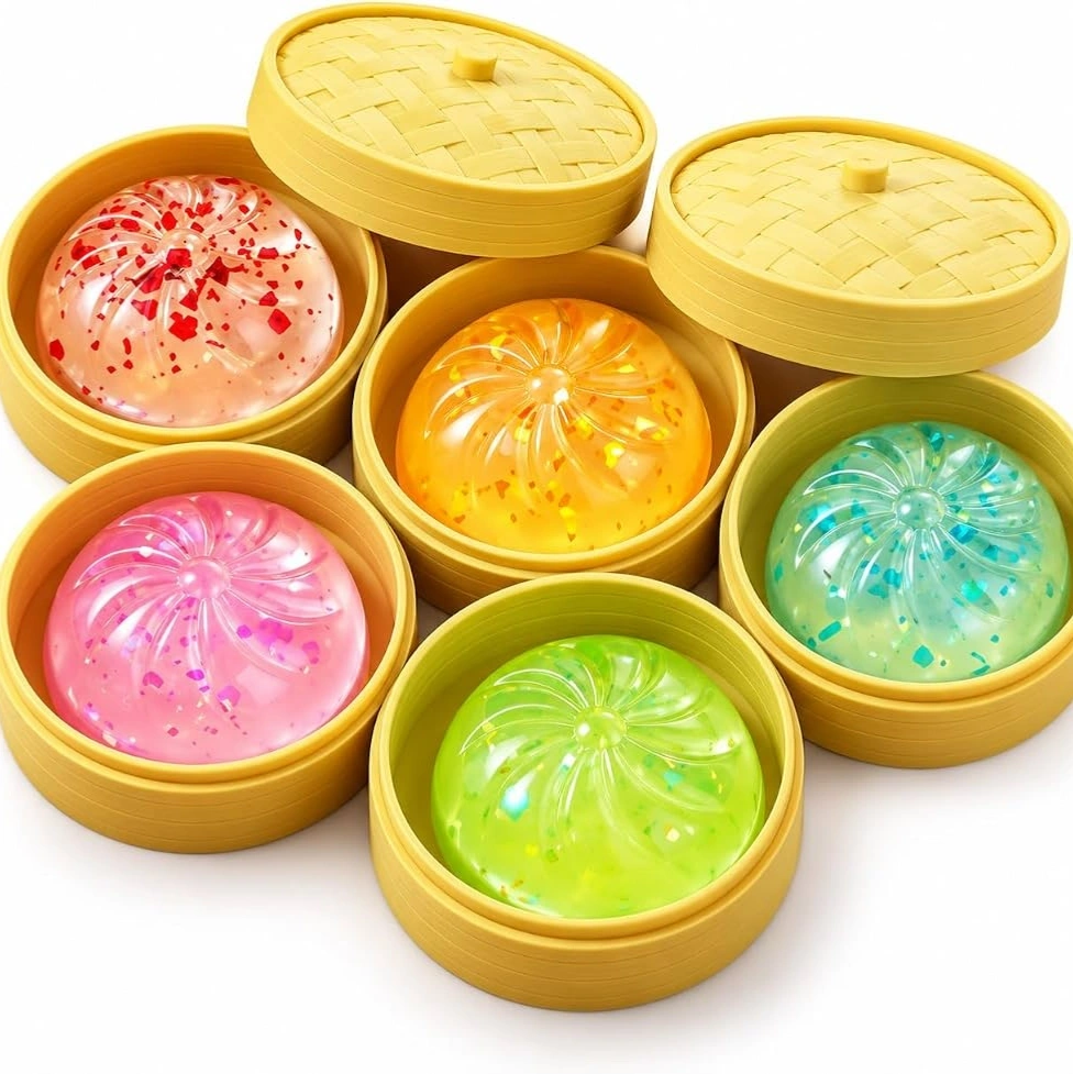 Steamed Bun Slime Squishy Toy 1