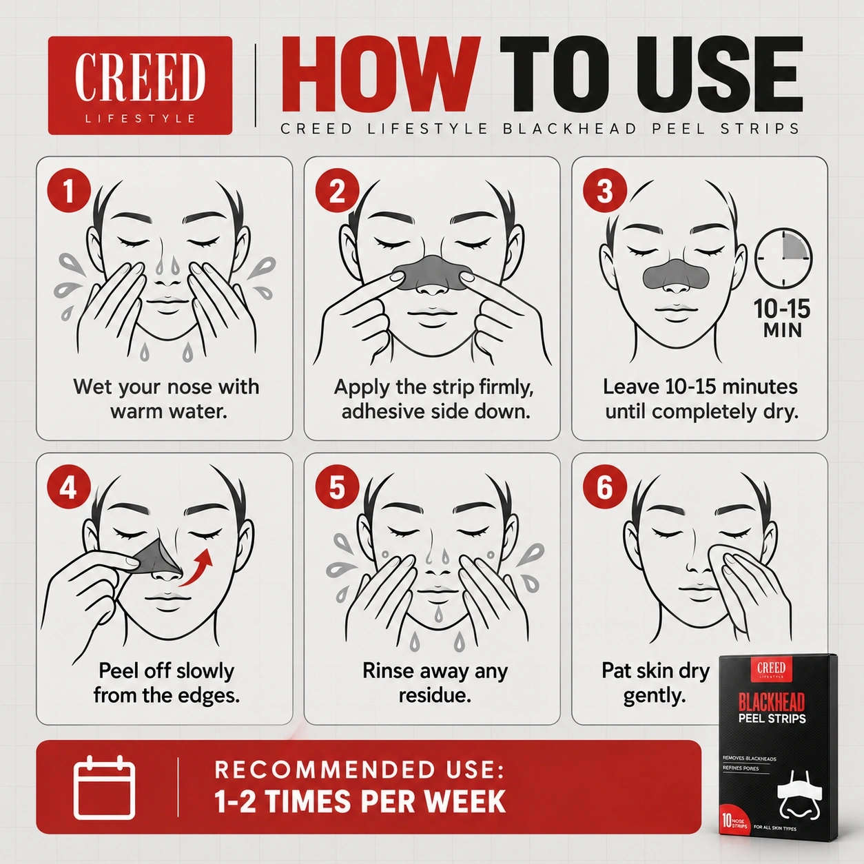 Blackhead Peel Strips 5
