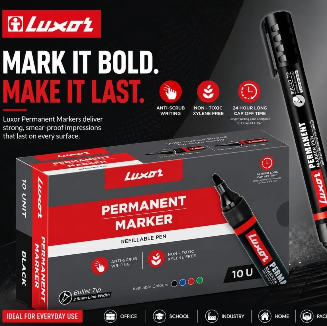LUXOR PERMANENT MARKER 3