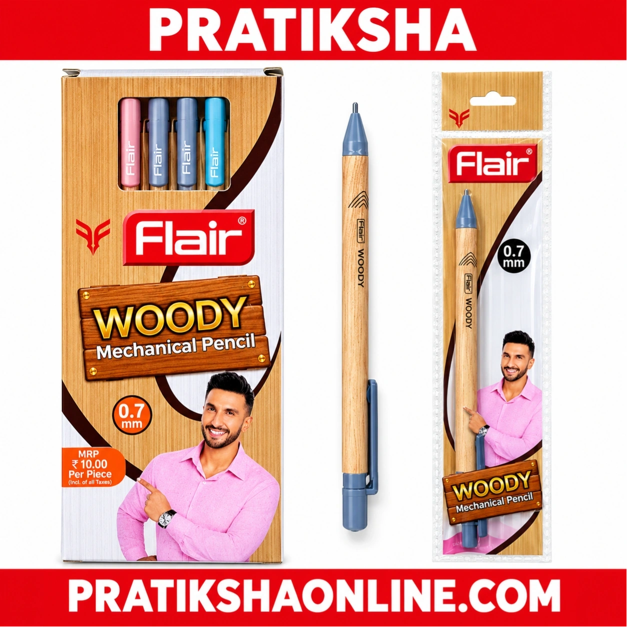 FLAIR WOODY MECHANICAL PENCIL 1