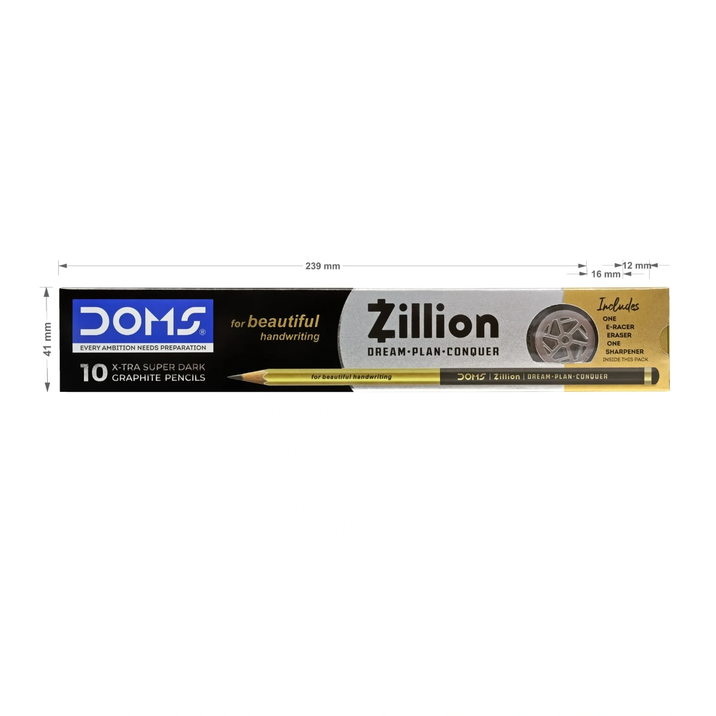 DOMS ZILLION PENCIL 2