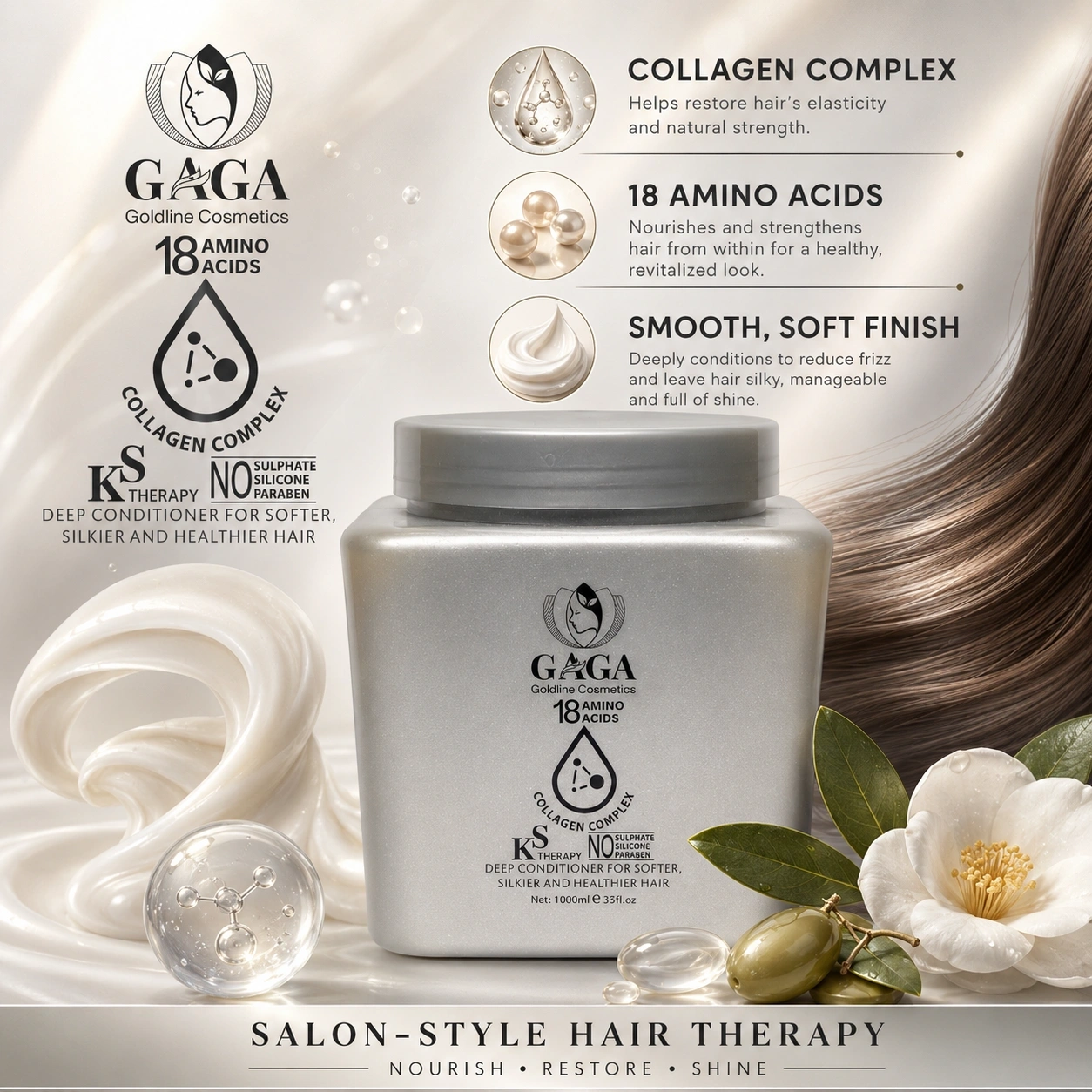 Hair Care Solution 1 (KS Shampoo, Argon Shampoo, Treatment, Onion oil) 3