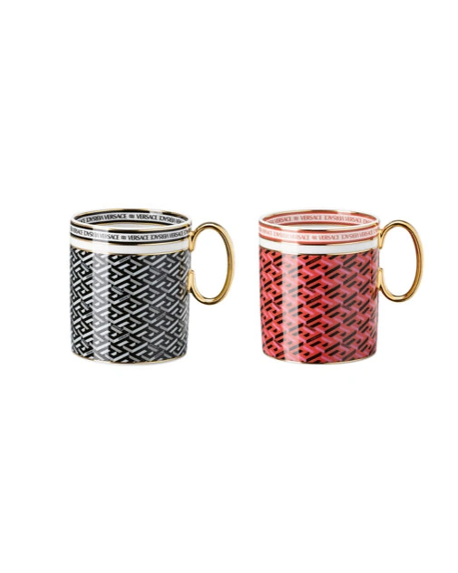 VERSACE -PORCELAIN MUG SETS LA GRECA SIGNATURE MIX 1