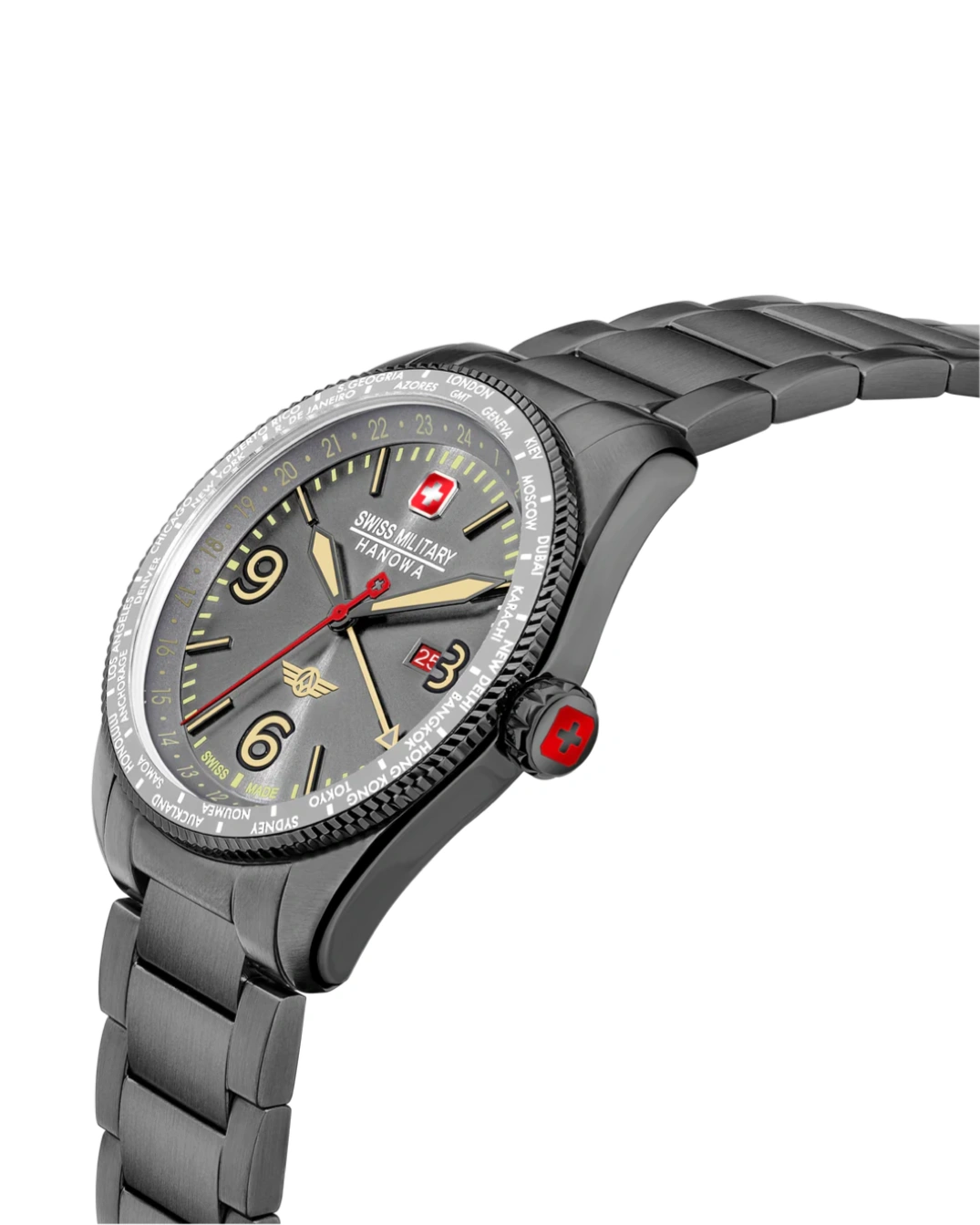 SWISS MILITARY HANOWA -City Hawk GMT 2
