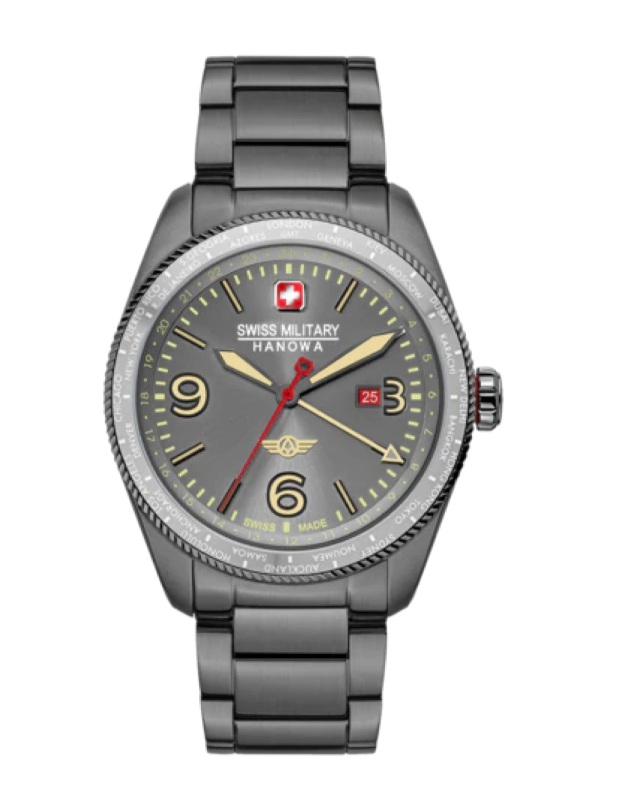 SWISS MILITARY HANOWA -City Hawk GMT 1