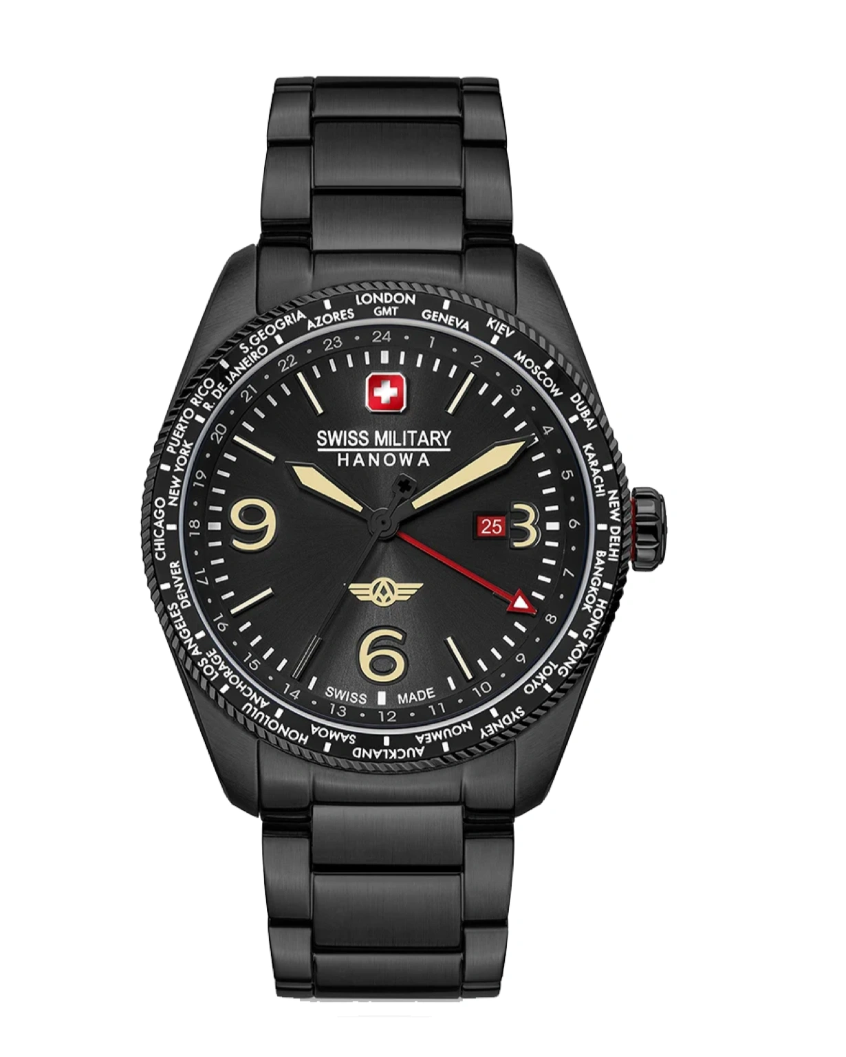 SWISS MILITARY HANOWA -City Hawk GMT 1