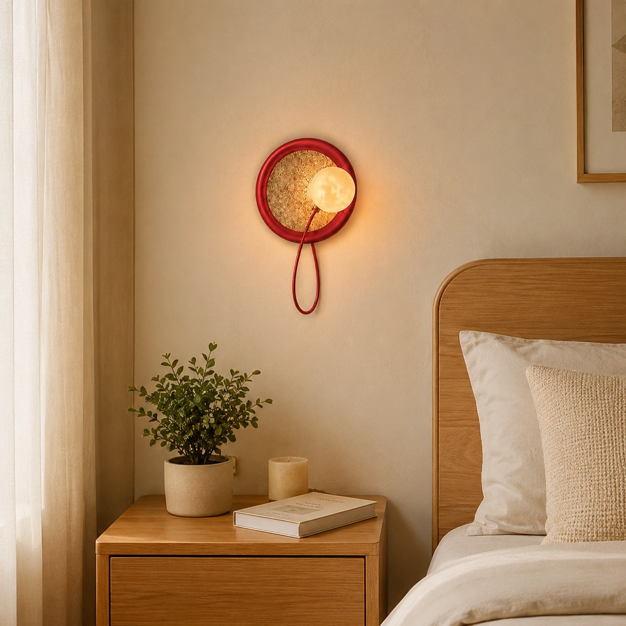 ID Studio Nepal Decorative Designer Wall Light for Bedroom, Bedside, Living Room, Hallway 1