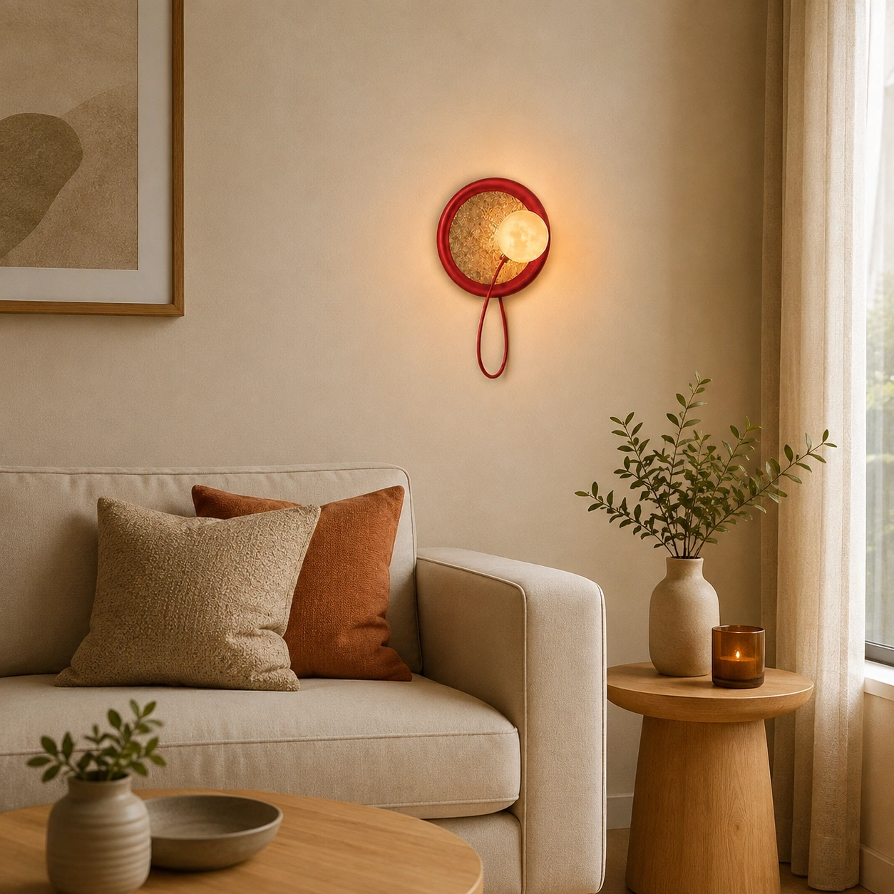 ID Studio Nepal Decorative Designer Wall Light for Bedroom, Bedside, Living Room, Hallway 2
