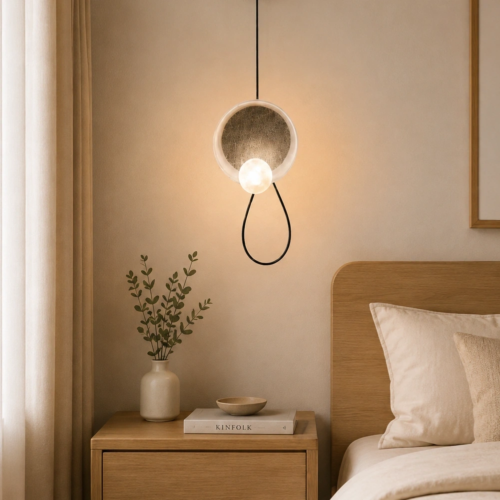 ID Studio Nepal Designer Pendant Light for Bedroom, Bedside, Living Room, Reading Corner & Decorative Interior Lighting 1