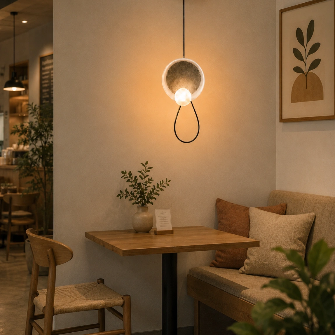 ID Studio Nepal Designer Pendant Light for Bedroom, Bedside, Living Room, Reading Corner & Decorative Interior Lighting 2