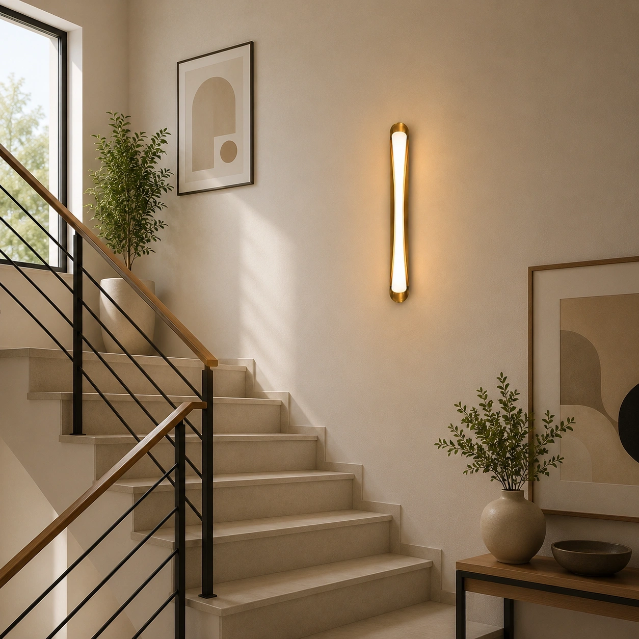 ID Studio Nepal Modern LED Wall Light for Bedroom, Bedside, Living Room, Hallway & Decorative Interior Lighting 3