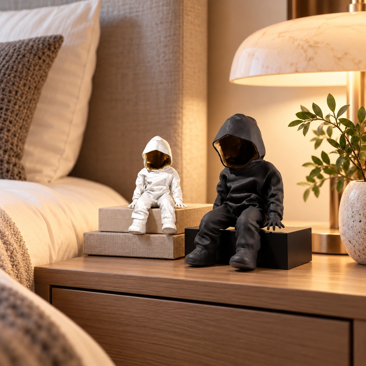 ID Studio Nepal Hooded Astronaut Figurine for Shelves, Desks and Living Room Décor 1