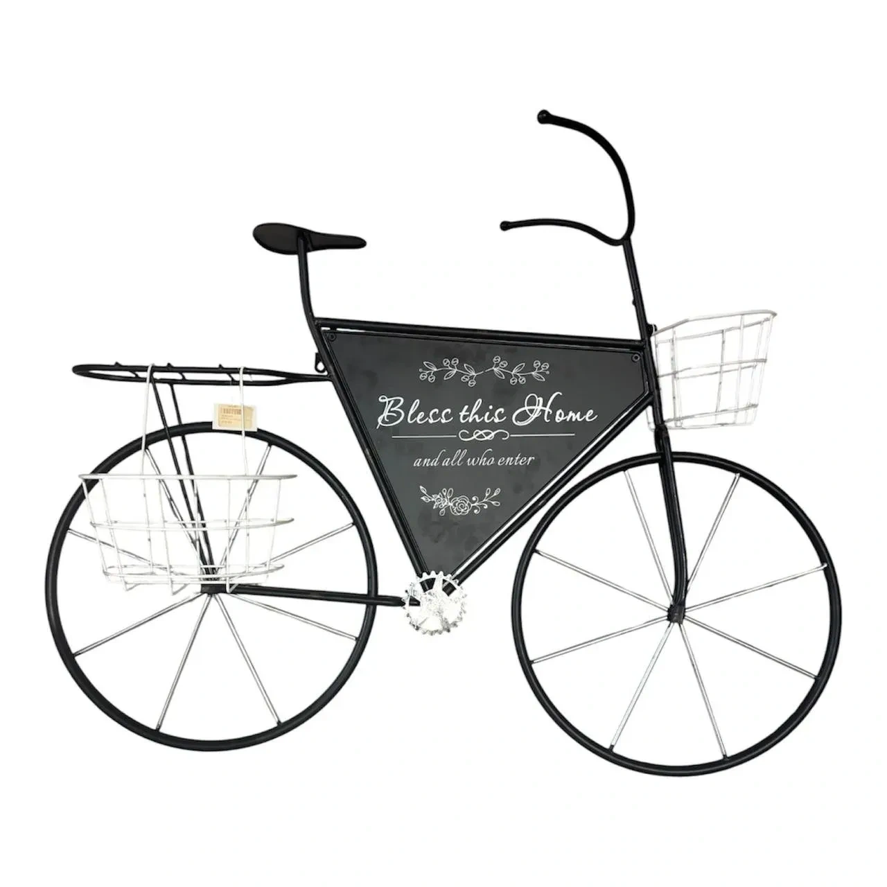 ID Studio Nepal Decorative Bicycle Wall Planter for Balcony, Living Room & Café Décor 2