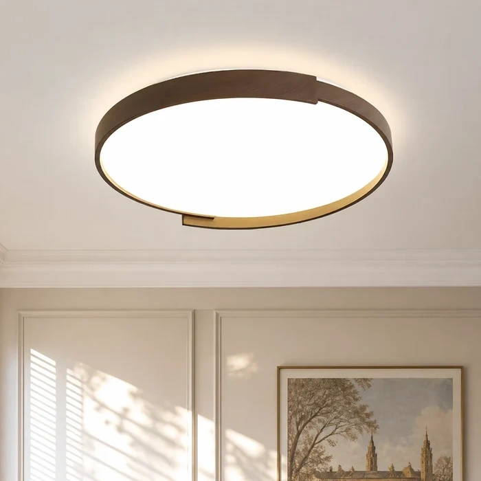 ID Studio Nepal LED Wooden Ceiling Light for Bedroom, Living Room, Dining Area, Hallway & Modern Interiors  1