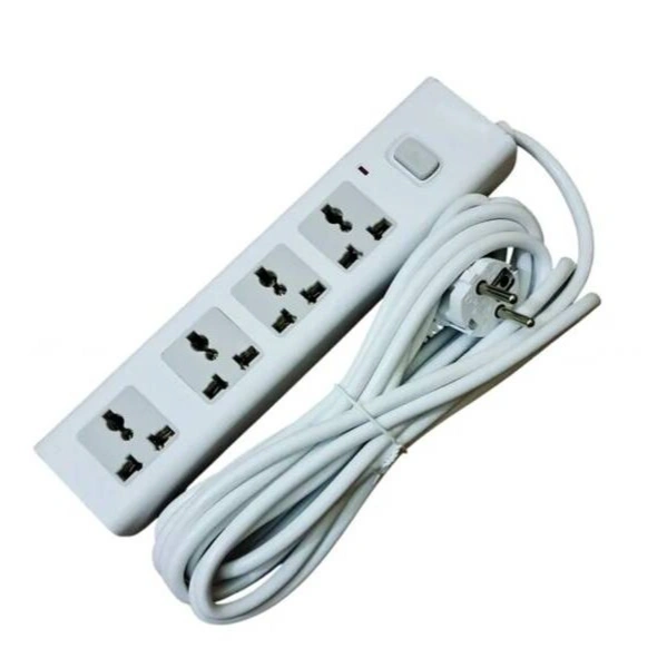 InCoaluxe IC-103 Power Extension Cord Multiplug- 4Port 1
