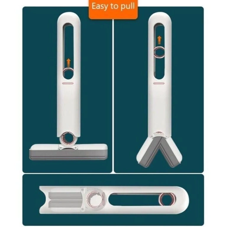Mini Portable Folding Mop | Compact, Squeeze-Type Mop 2