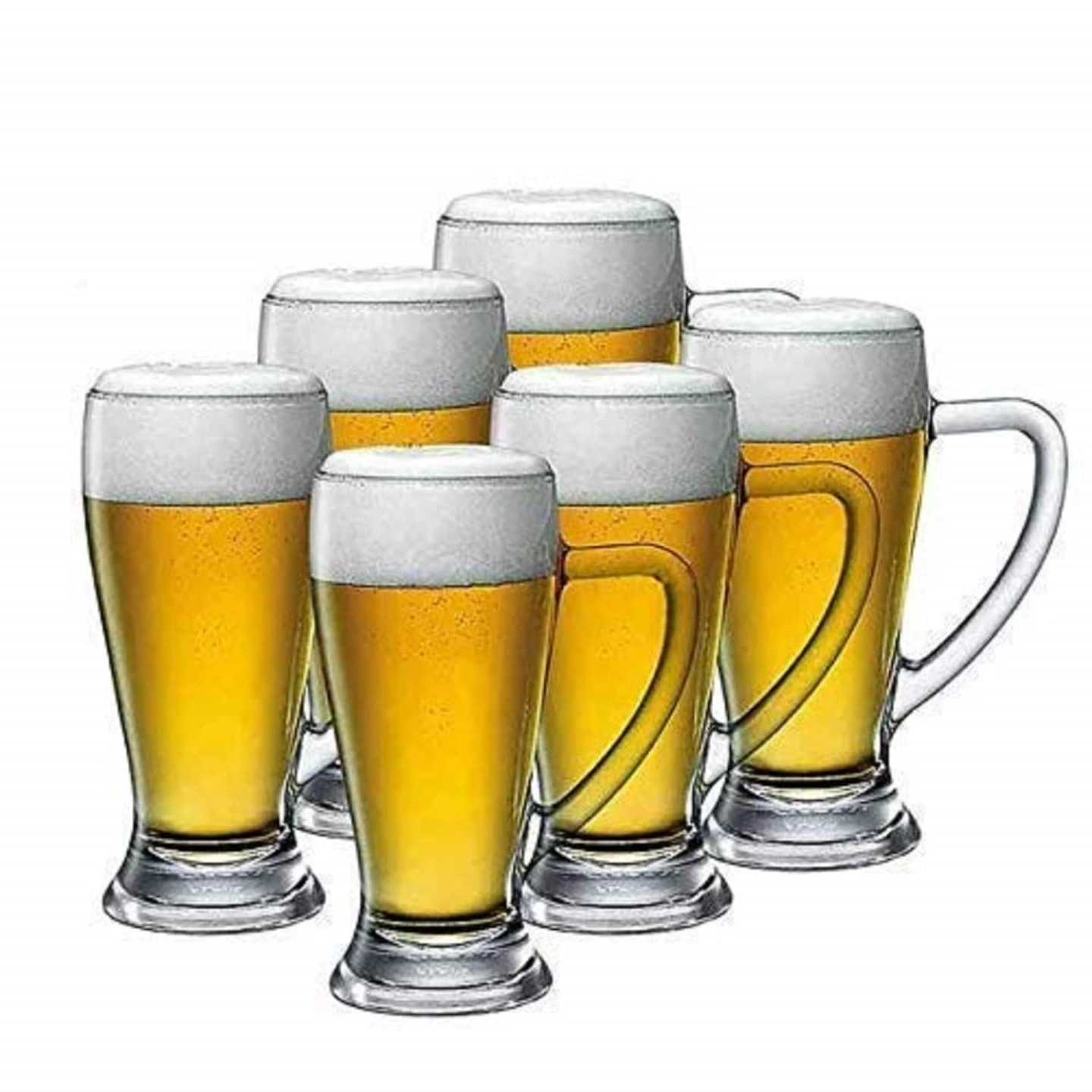 High Quality Glass Beer Mug-6pcs 1