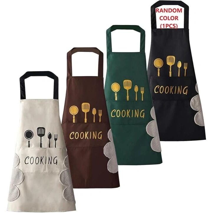 Waterproof, Apron with Hand Wiping Towels 1