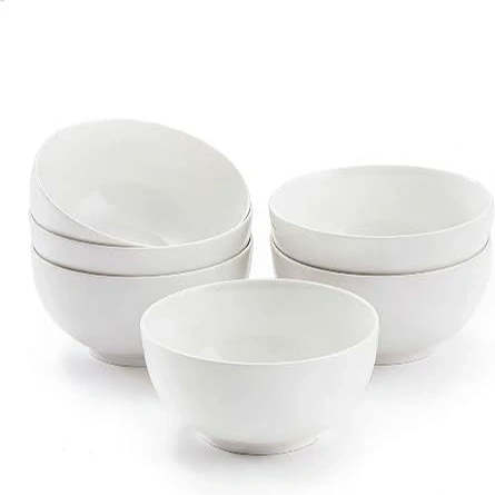 White melamine bowl Taide - 6" 1