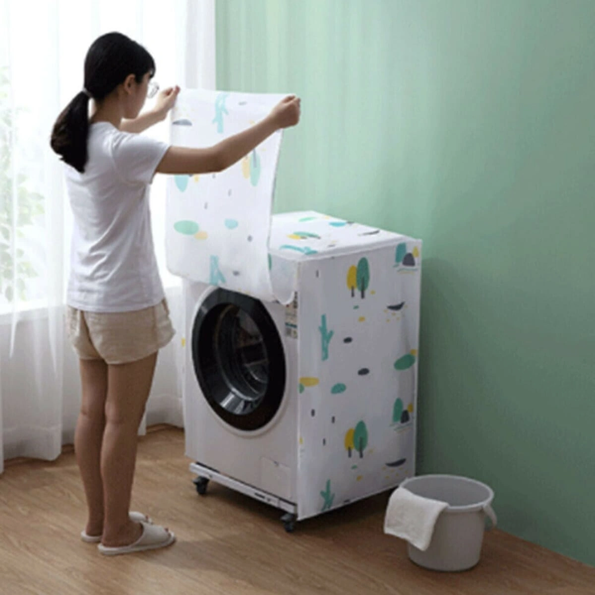 62 X 58 X 85cm - Front Loaded Waterproof Washing Machine Cover 1