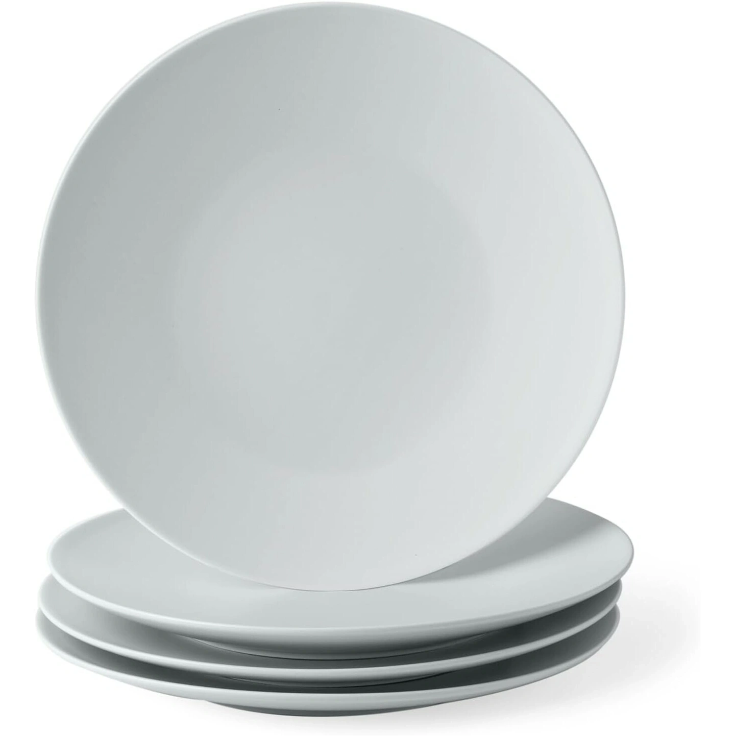 Ceramic Round Dinner Plate/ Salad White Plate - 11 Inch 1