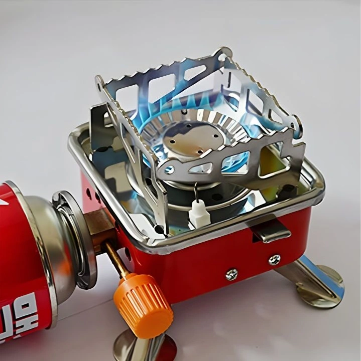 Portable Card Type Automatic Camping Gas Stove 3